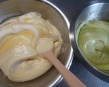 ２層♪抹茶ときな粉のシフォンケーキ作り方17写真
