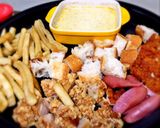 ホットプレートでチーズフォンデュ作り方3写真