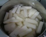 大根とばら肉の豆乳スープ作り方2写真