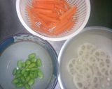 ひじきと蓮根の彩りサラダ♪作り方2写真
