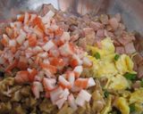 こんがりにんにくの卵チャーハン作り方2写真
