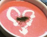 バレンタインに♡ピンクのポタージュスープ作り方7写真
