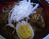 ♪力饂飩ならぬ力拉麺♪餅入り坦々麺♪作り方3写真