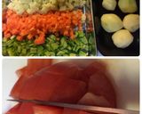 たっぷり季節野菜の温まるスープ作り方1写真