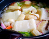 白だしで簡単おいしい♪具だくさんお雑煮作り方4写真