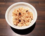 玄米小豆ごはん（炊飯器）作り方6写真