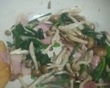 きのベーほうれん草のバター醤油パスタ♡作り方4写真