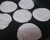餃子の皮でデザート！パリパリミルフィーユ作り方1写真
