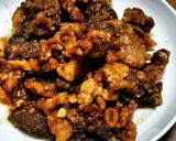 豚レバーと豚肉の唐揚げ☆あまから和え作り方5写真