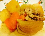 温か健康♡10分で玉葱も美味い肉じゃが♬作り方3写真