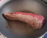 フライパンでローストビーフ・黒いソース♪作り方2写真