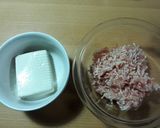 ふわふわ鶏団子と白菜のクリーム煮作り方1写真
