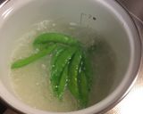 新玉葱と絹さやえんどうで春のポテトサラダ作り方1写真