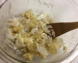 新玉葱と絹さやえんどうで春のポテトサラダ作り方4写真