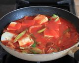 豆腐ときのこのトマト味噌煮作り方4写真