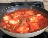 豆腐ときのこのトマト味噌煮作り方5写真