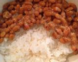 節分＊鬼のお面を付けた納豆ご飯ちゃん作り方5写真