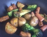 ブロッコリーとじゃがいものカレー炒め作り方3写真