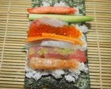 節分に★ハーフサイズの海鮮恵方巻作り方1写真