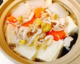 湯豆腐(大根,人参,たもぎ茸).純米酒作り方5写真