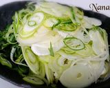 無塩料理☆ノンオイル長ネギきのこのカレー作り方1写真