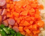 丸ごとトマト＊炊飯器で簡単！カレーピラフ作り方2写真