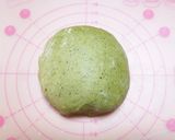 あん食パンHB粒あんよもぎ三つ編みパン作り方5写真