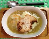 スライサーで本格オニオングラタンスープ!作り方15写真