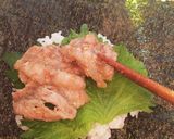豚バラ麦みそ炒めのおにぎらず作り方4写真