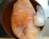 超簡単♪鶏むね肉のBBQソース炒め的な物作り方1写真