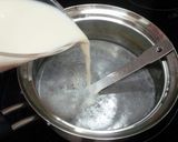 ✿糖質制限✿ぷるぷる黒ゴマ豆乳ぷりん♡⃜作り方3写真