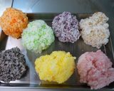 簡単らくらく　レインボー裏巻き恵方巻き作り方1写真
