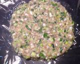 ニラキャベツで簡単大判餃子♪もちもちパリ作り方4写真