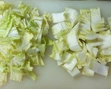 簡単 子供が喜ぶ豚バラ肉と白菜の中華炒め作り方1写真
