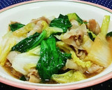 簡単 子供が喜ぶ豚バラ肉と白菜の中華炒め作り方13写真