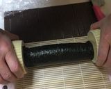 ごま油香る、韓国焼肉風、恵方巻き！作り方3写真
