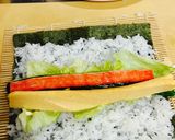 玉子の サラダ 巻き寿司！作り方4写真