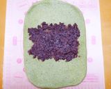 あん食パンHB粒あんよもぎ三つ編みパン作り方7写真