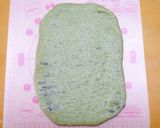 あん食パンHB粒あんよもぎ三つ編みパン作り方13写真