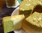 ２層♪抹茶ときな粉のシフォンケーキ作り方31写真