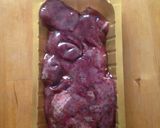 リャマ肉のにんにく醤油ソテー作り方1写真