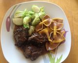 リャマ肉のにんにく醤油ソテー作り方3写真