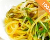 きのこ、ベーコン、水菜の和風パスタ作り方6写真