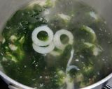 あおさと竹輪のお吸い物❁作り方3写真