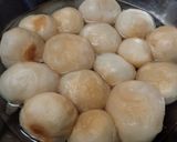 トロ～リシャキシャキ♪お麩と水菜の含め煮作り方1写真