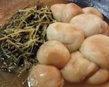 トロ～リシャキシャキ♪お麩と水菜の含め煮作り方4写真