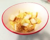 1歳の朝ごはん。超簡単、りんごトースト。作り方6写真