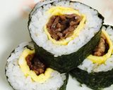 玉子の サラダ 巻き寿司！作り方8写真