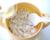 桜色ごはんで春らしさ☆雑穀サーモン寿司作り方4写真