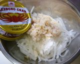 カニ缶で☆大根サラダ☆作り方2写真